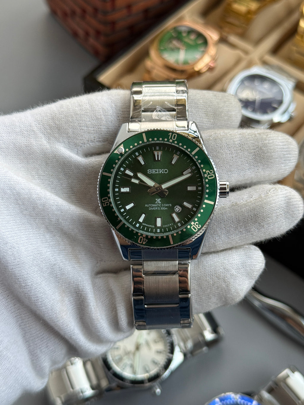 Sei_ko Prospex Premium Back Open Green