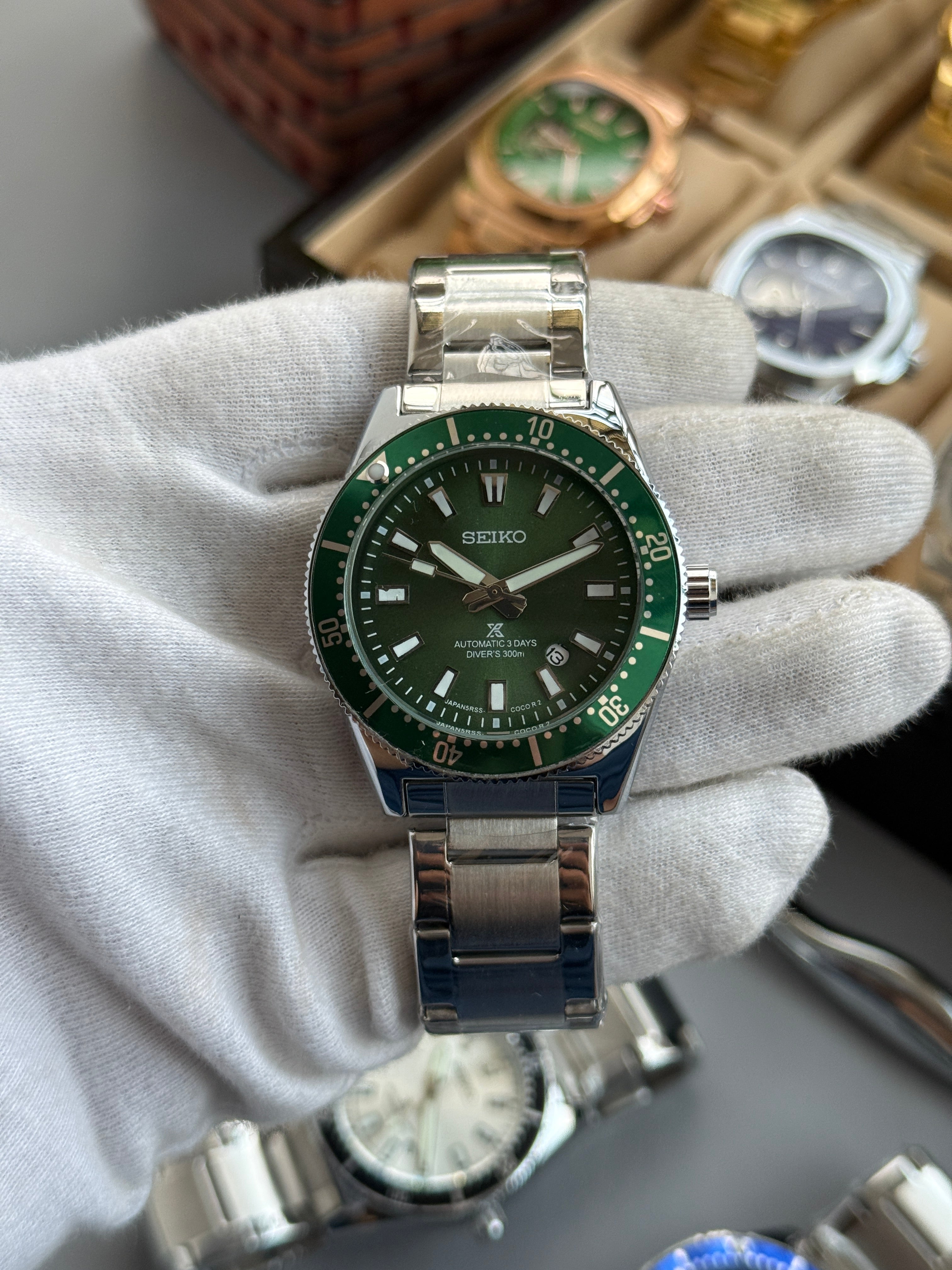 Sei_ko Prospex Premium Back Open Green