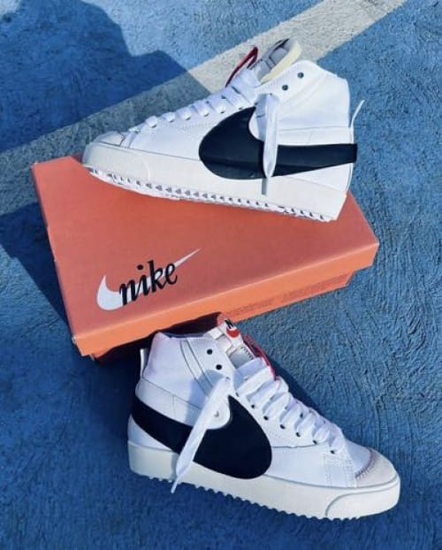 Nikee Blazer Mid 77 Jumbo White