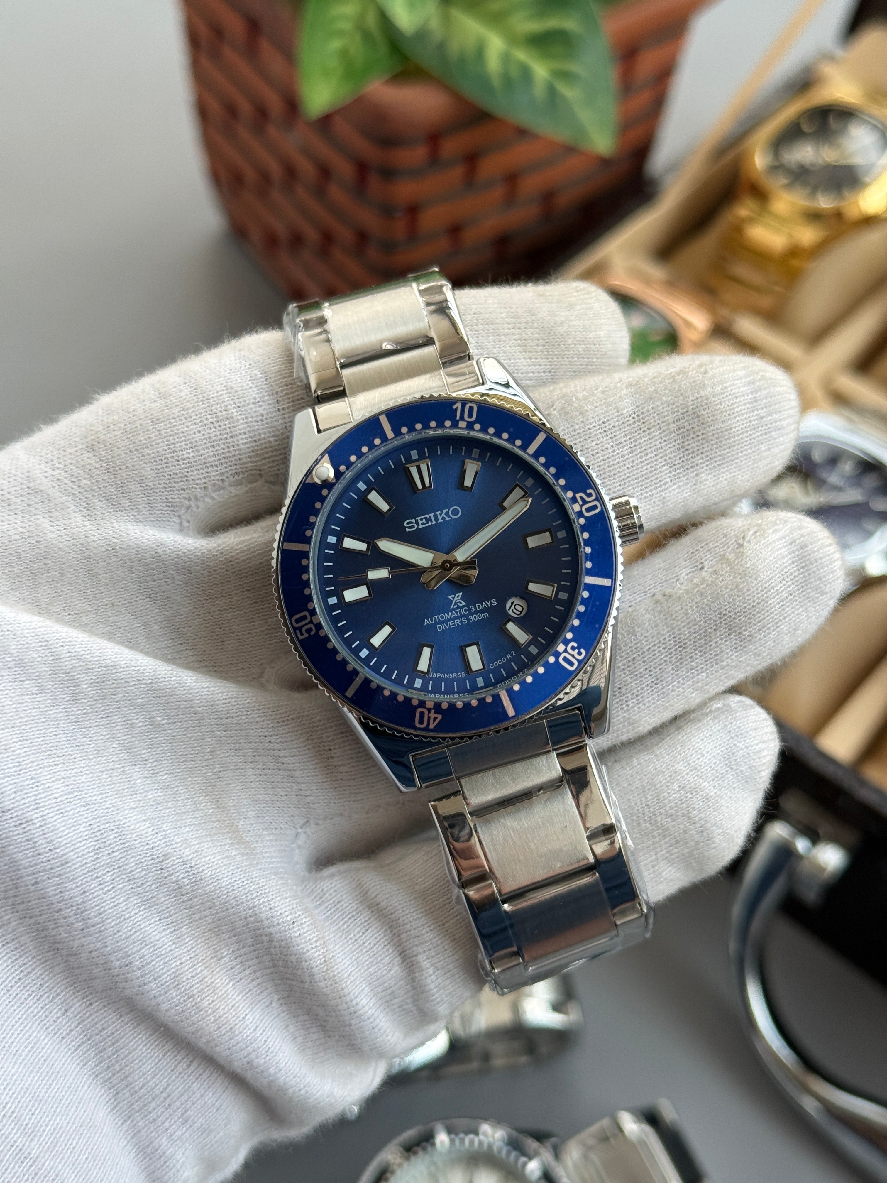 Sei_ko Prospex Blue Back Open Premium