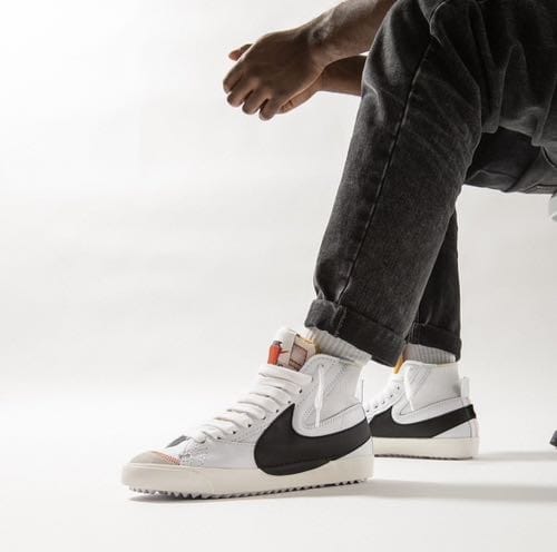 Nikee Blazer Mid 77 Jumbo White