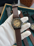 Tommy_Hilfiger Automatic premium leather strap with warranty
