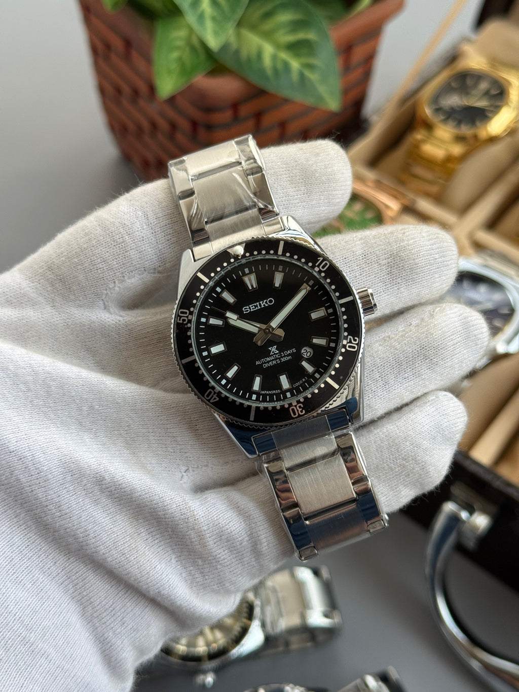 Sei_ko Prospex Premium Black Back Open