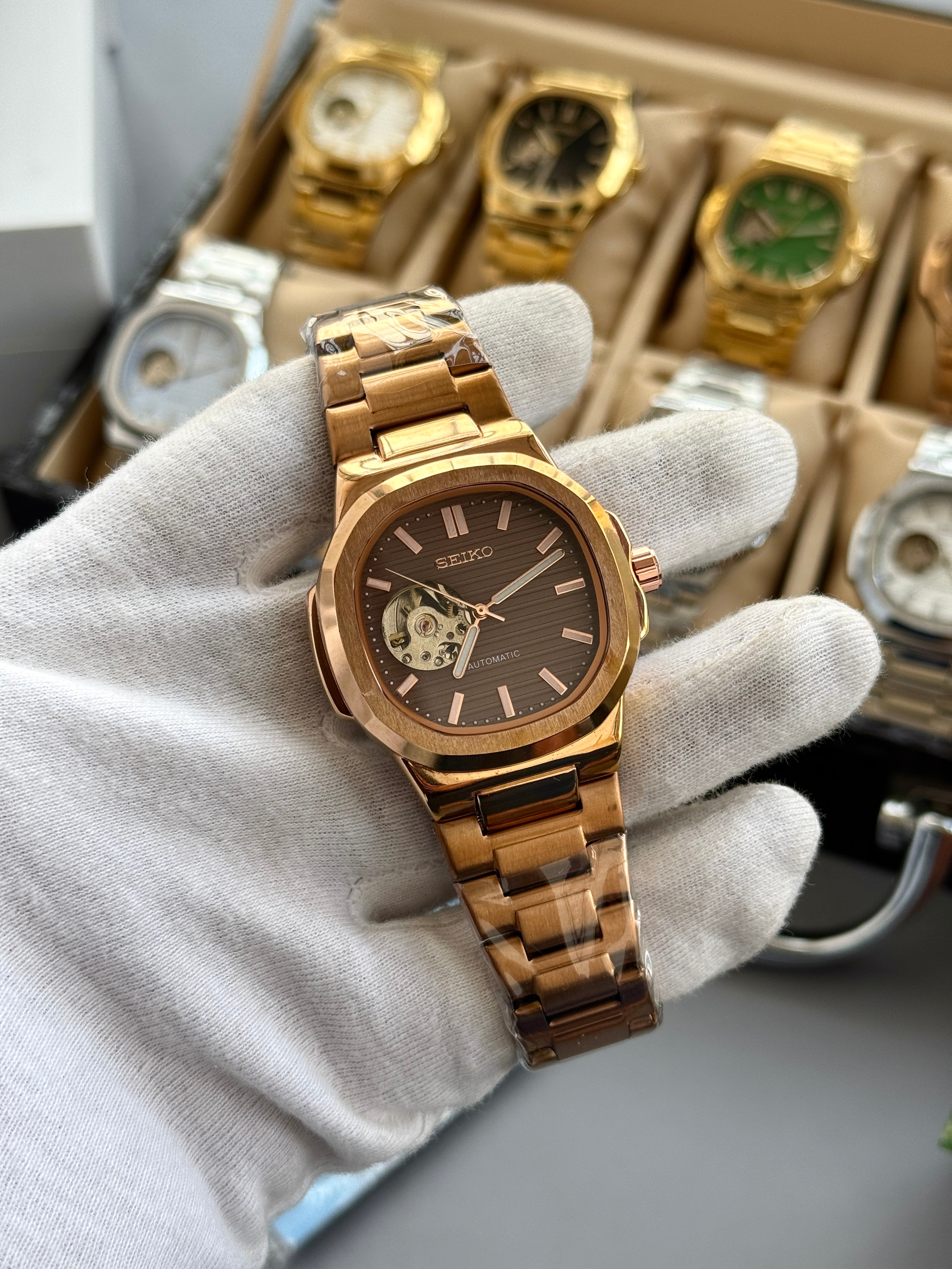 Sei_ko Nautilus Mod Automatic Premium Chocolate Dial